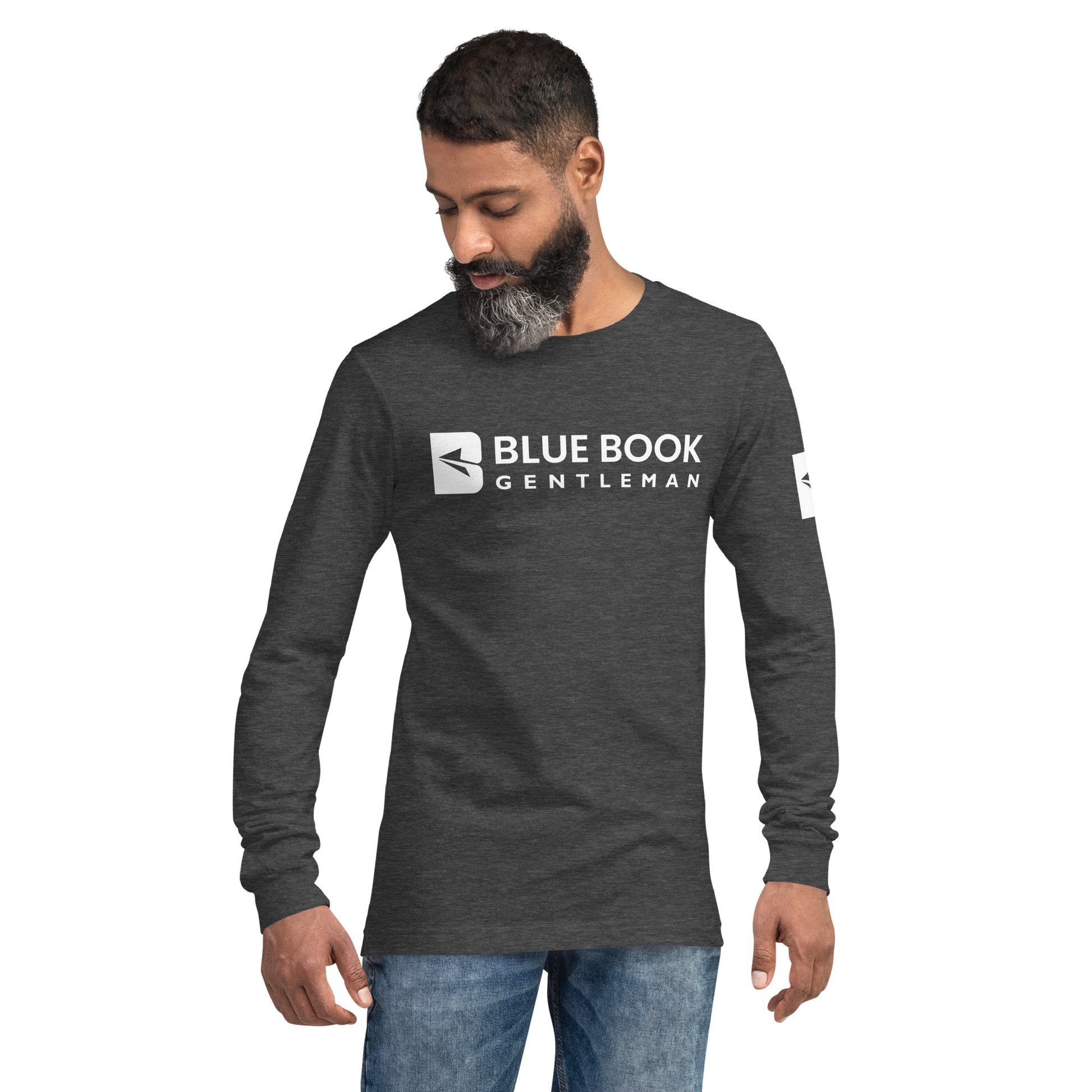 Tee – Long Book Sleeve Gentleman Blue